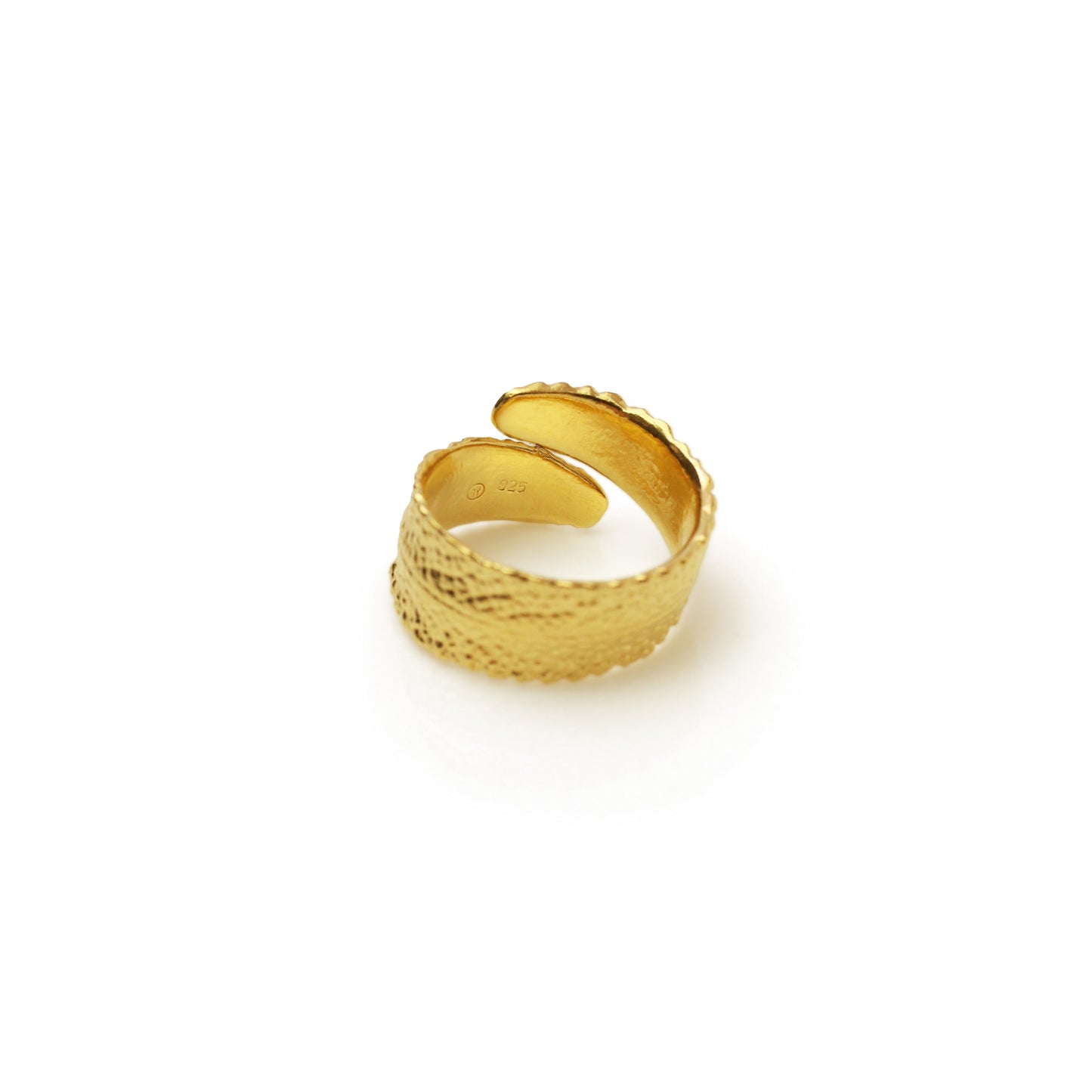 Sage Leaf Bypass Ring