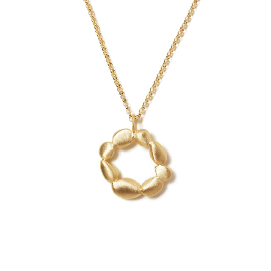 Eternity Pebble Pendant Necklace
