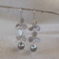 Violet Double Drop Earring with Tahitian Pearl