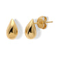 Redwood Raindrop Stud Earrings