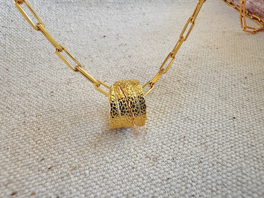Sage Leaf Bypass Pendant